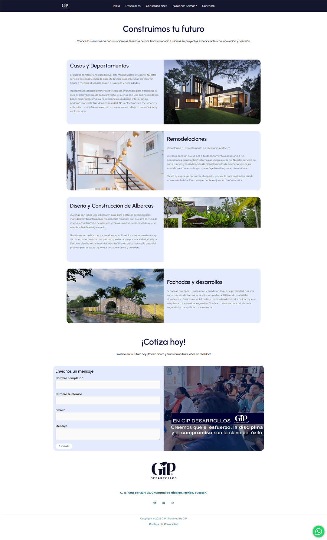 servicios gip